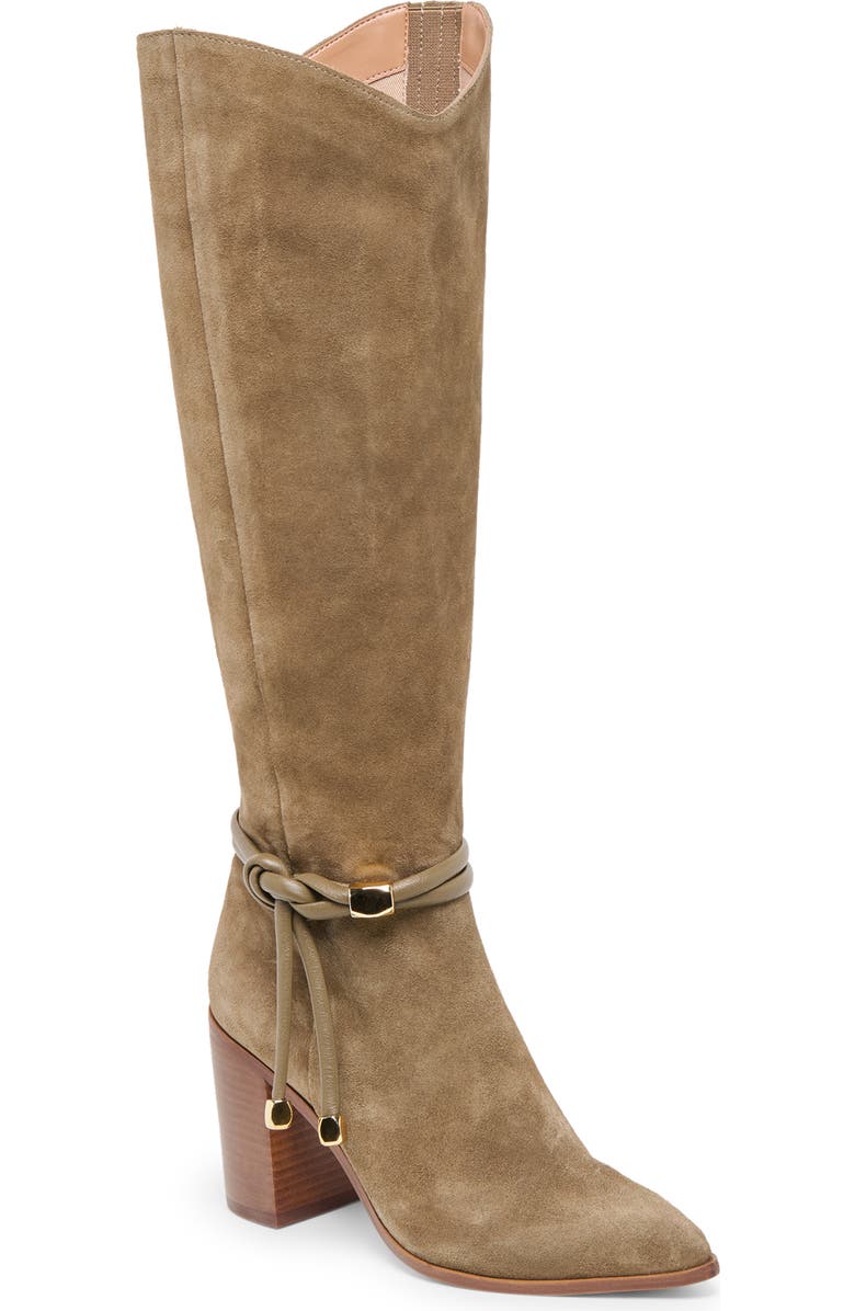 Dolce Vita Tarren Knee High Boot, Main, color, Olive Suede