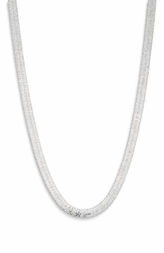 NORDSTROM RACK Shimmer Dust Snake Chain Necklace