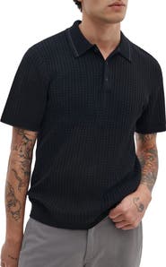 rag & bone Harvey Rib Polo Sweater
