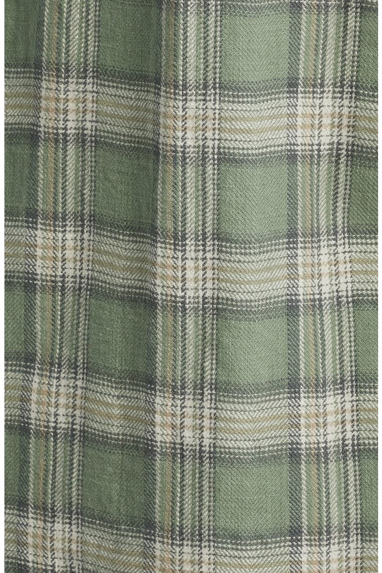 Huston Classic Fit Plaid Western Snap-Up Shirt, Alternate, color, GREEN MULTI