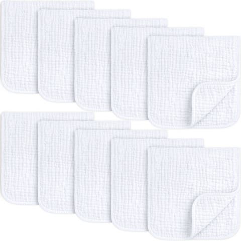 10-Pack Lyra Muslin Burp Cloths