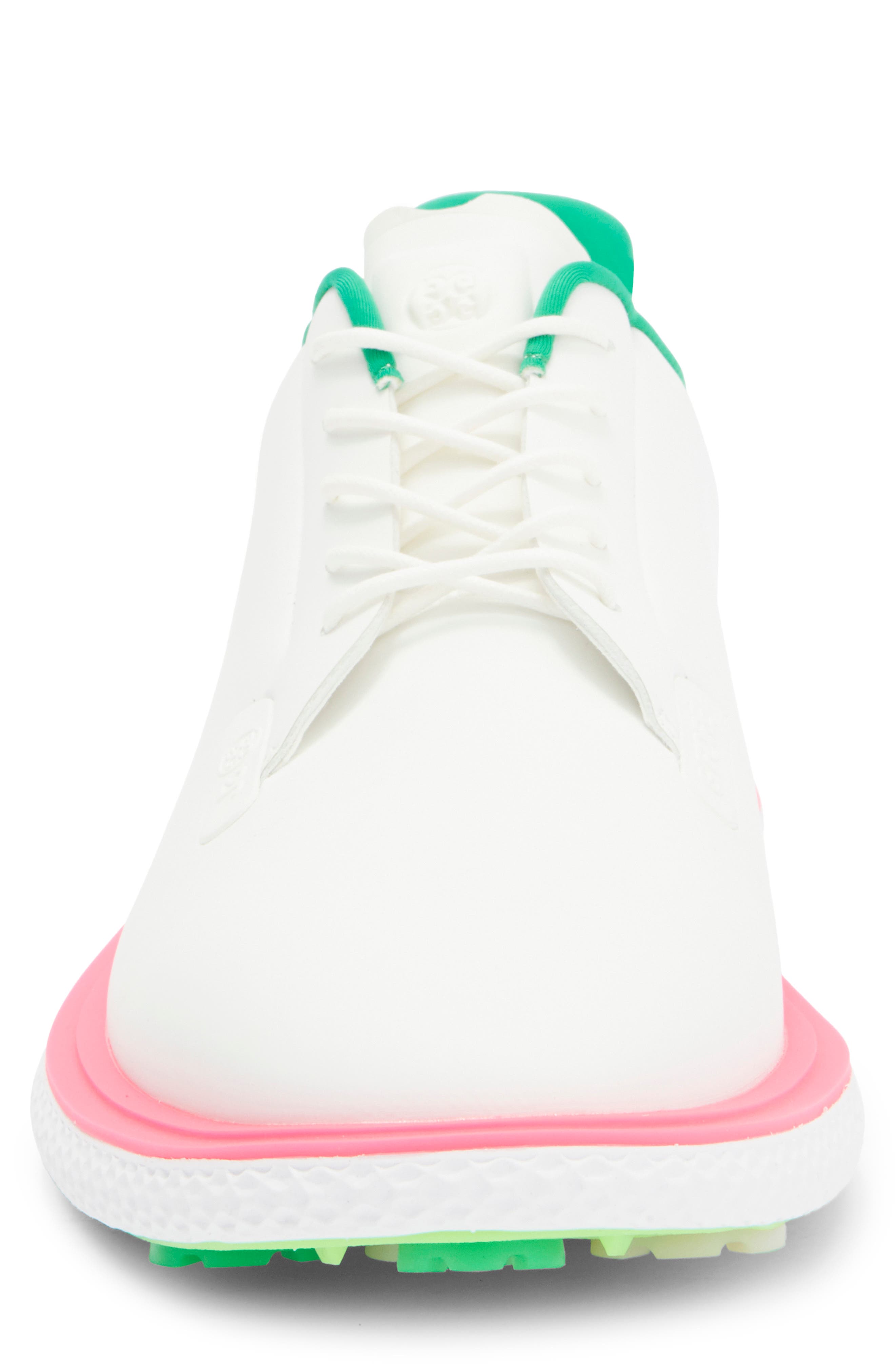 Gallivan2R Waterproof Golf Shoe, Alternate, color, SNOW / KNOCKOUT PINK