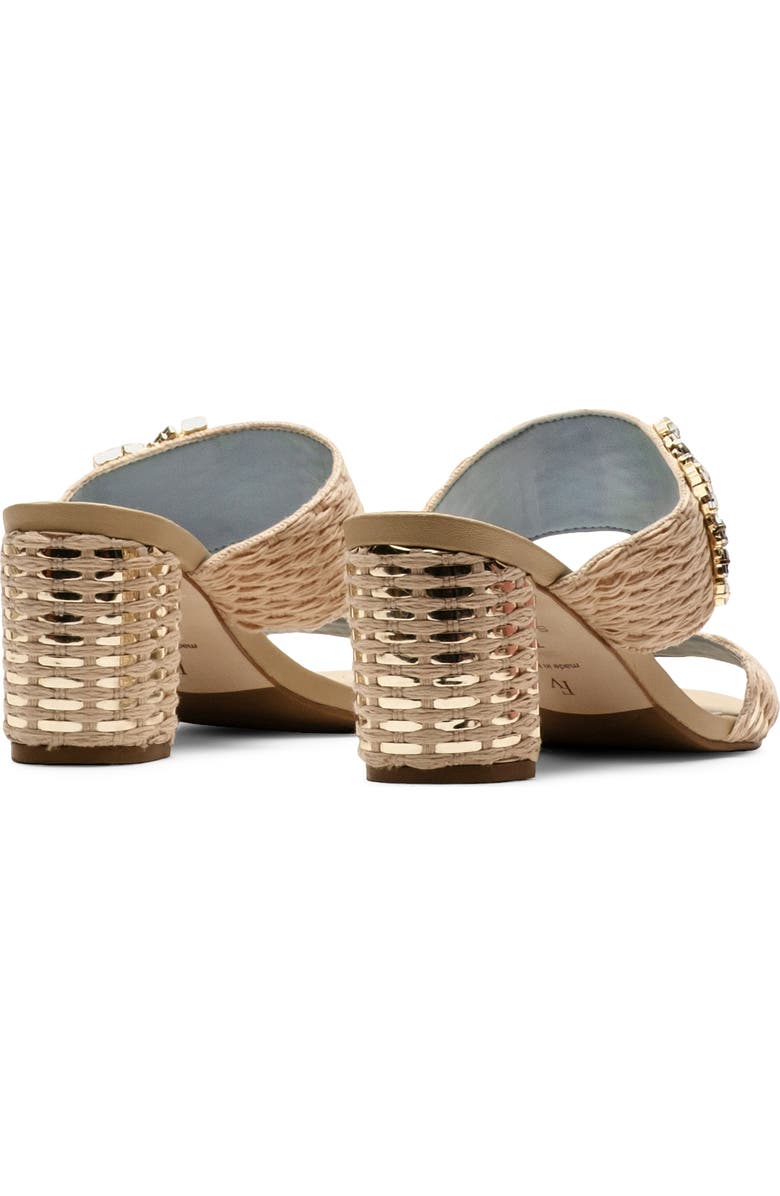 Frances Valentine Betty Raffia Block Heel Sandal, Alternate, color,
