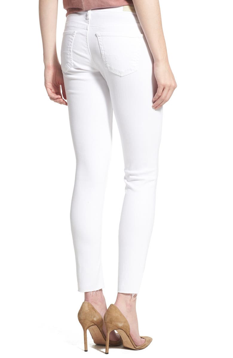 AG 'The Legging' Cutoff Ankle Skinny Jeans, Alternate, color, Whit