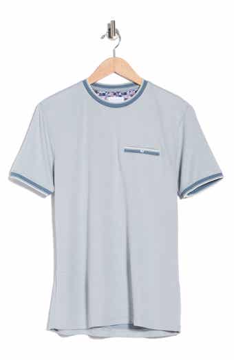 Tipped Cotton Jacquard T-Shirt