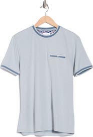 Cactus Man Tipped Cotton Jacquard T-Shirt