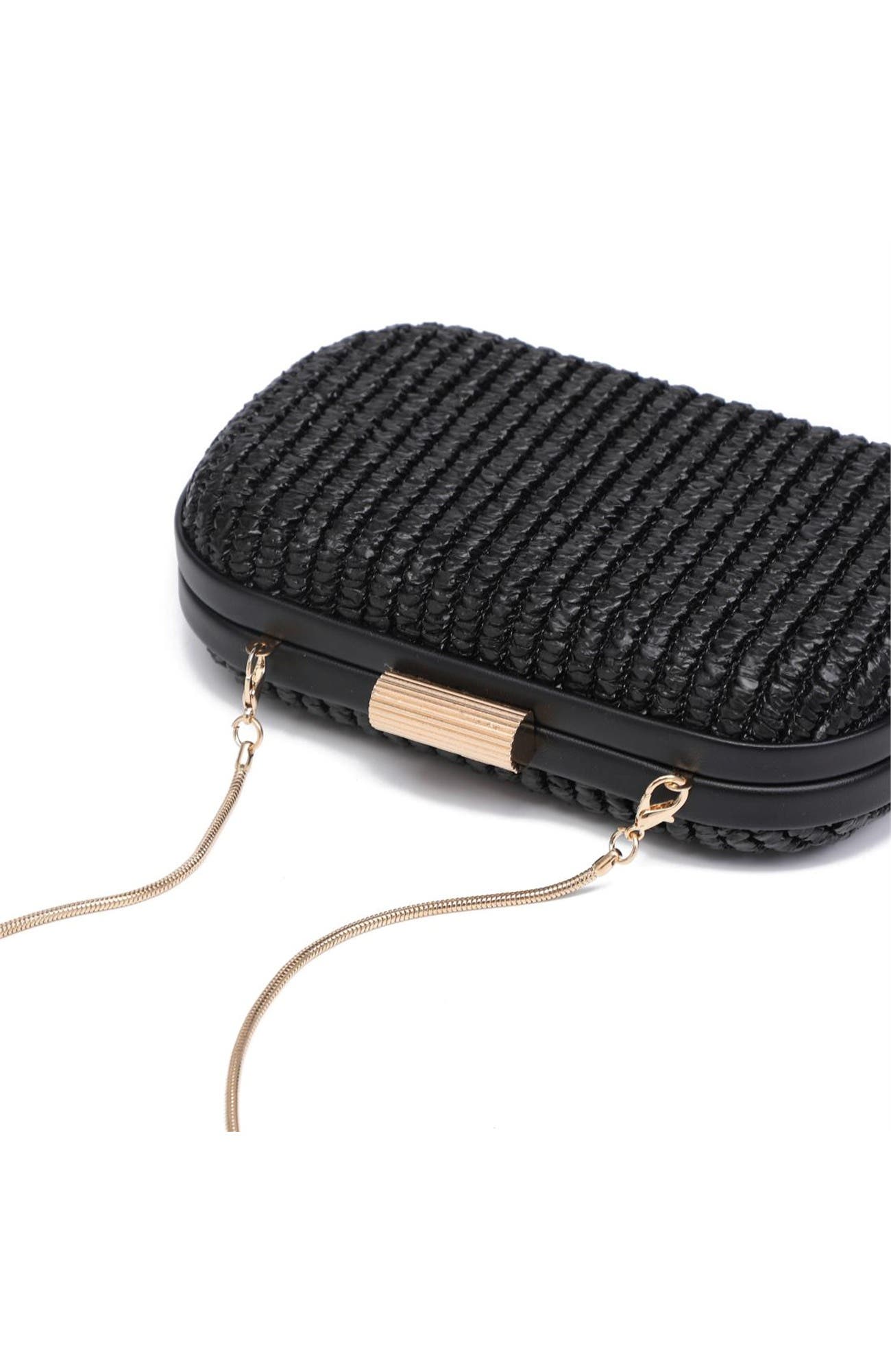 Alix Evening Bag, Alternate, color, Black