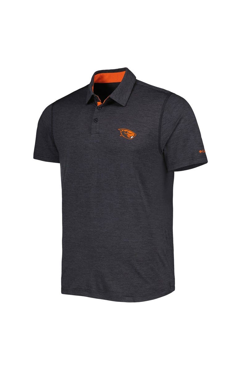 Columbia Men's Columbia Black Oregon State Beavers Tech Trail Omni-Shade Polo, Alternate, color, Black
