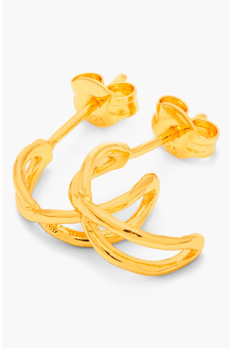 'Elea' Mini Hoop Earrings, Alternate, color, GOLD