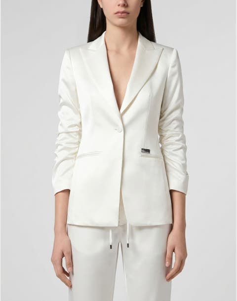 Cady Cargo Fit Blazer Women