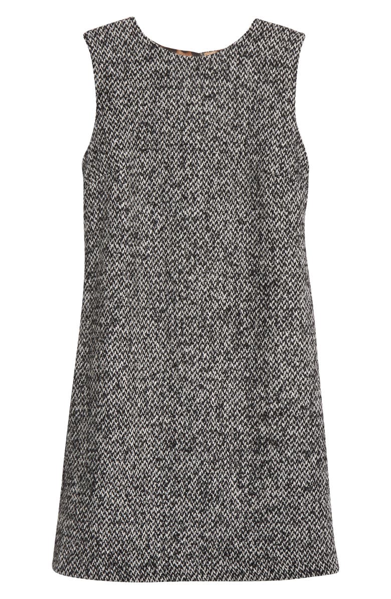 Dolce&Gabbana Sleeveless Tweed A-Line Minidress, Alternate, color,