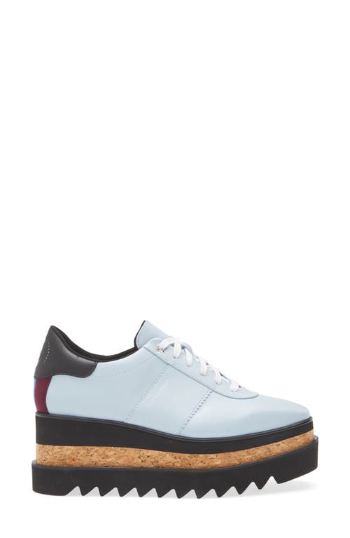 Shop Stella Mccartney Sneakelyse Platform Sneaker In Dusty Blue