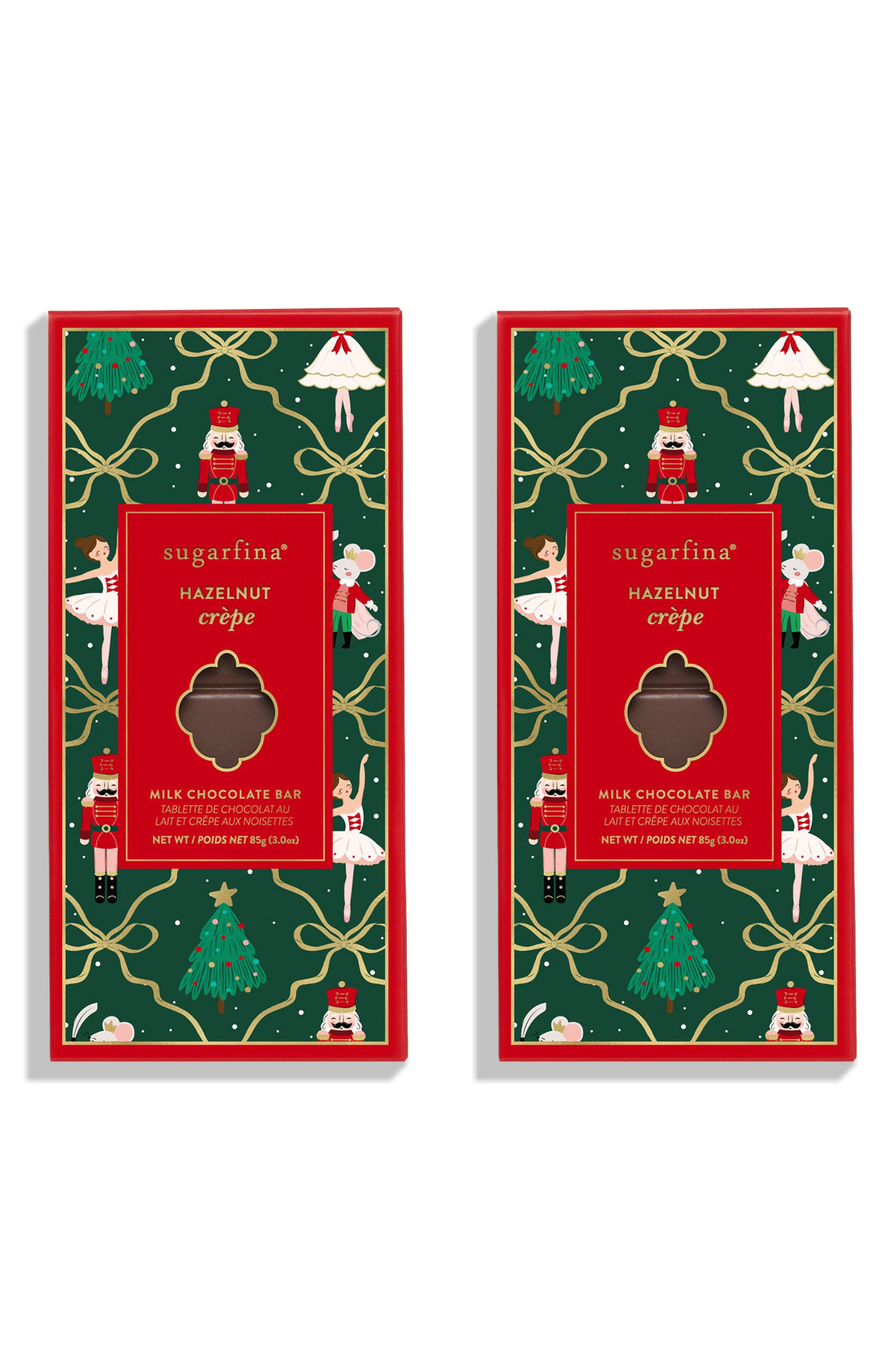 2-Pack Hazelnut Crepe Chocolate Bars