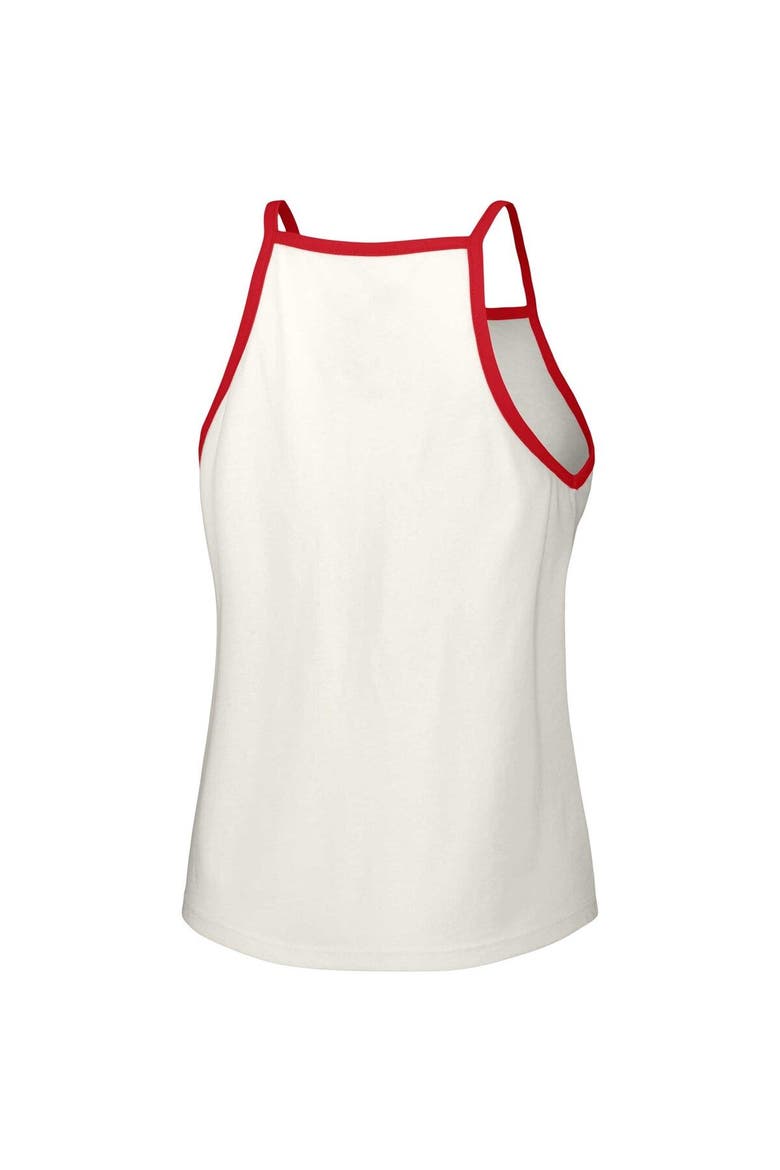 Women's Lusso  White St. Louis Cardinals Nadine Halter Tank Top, Alternate, color, White