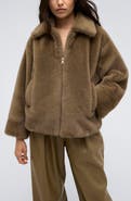 Kenneth Cole Faux Fur Jacket
