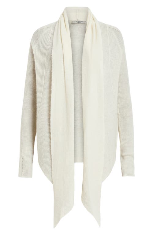ALLSAINTS ALLSAINTS HARPER HIGH LOW OPEN FRONT CARDIGAN