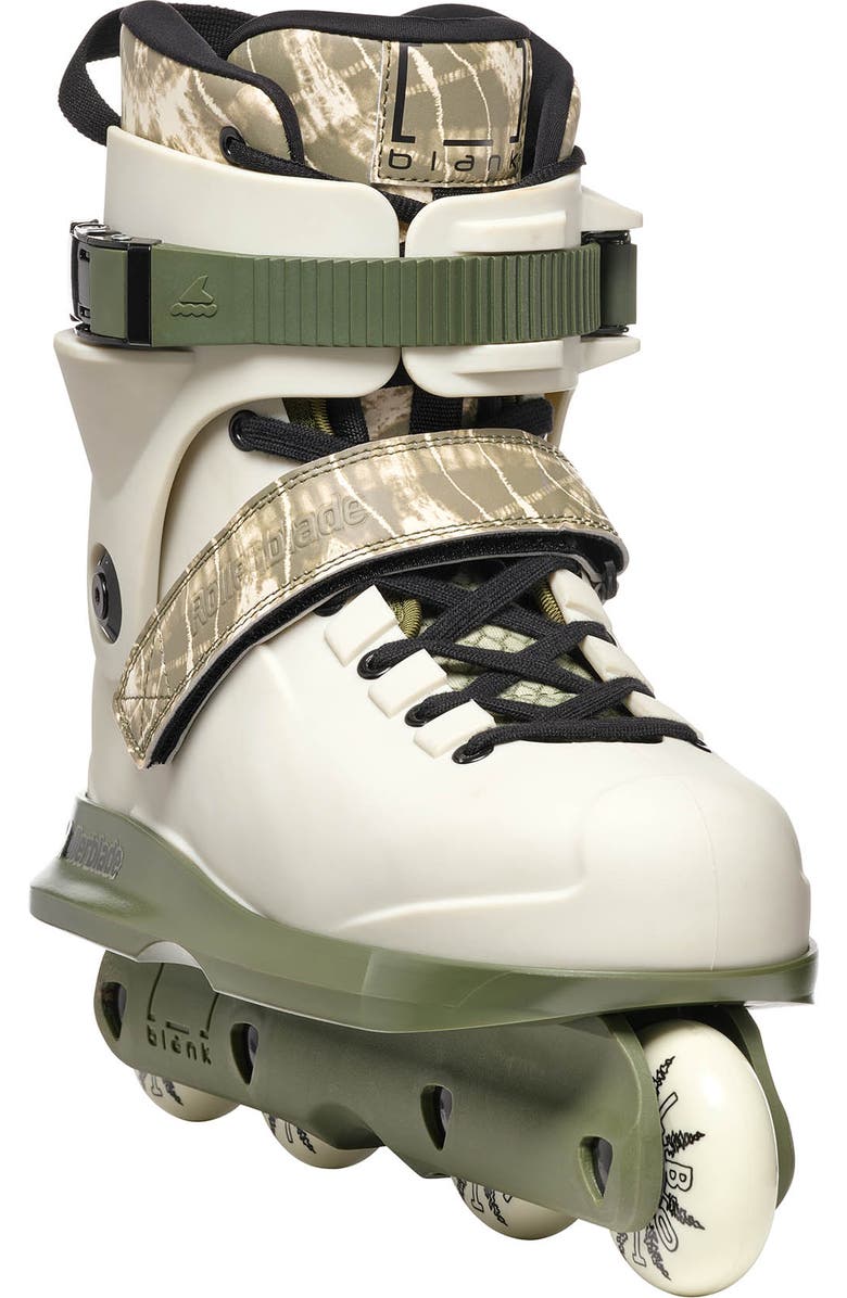 Rollerblade Blank CT Mens Fitness Inline Skates, Alternate, color, Bone