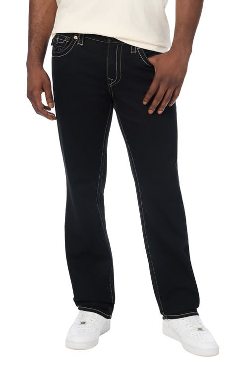 Ricky Single Needle Flap Regular Rise Straight Leg Jeans