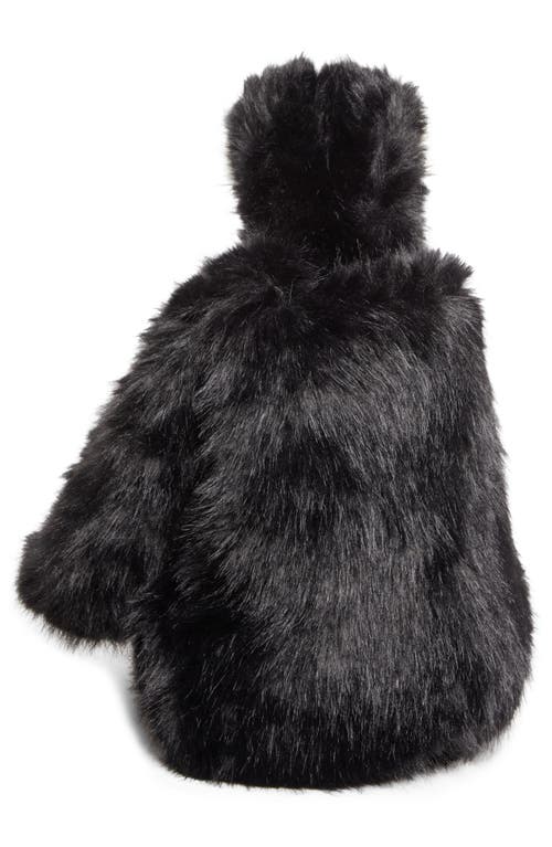 Stand Studio Livi Faux Fur Tote In Black