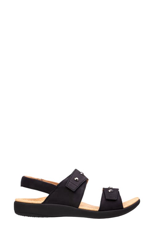 Revitalign Terra Slingback Sandal In Black