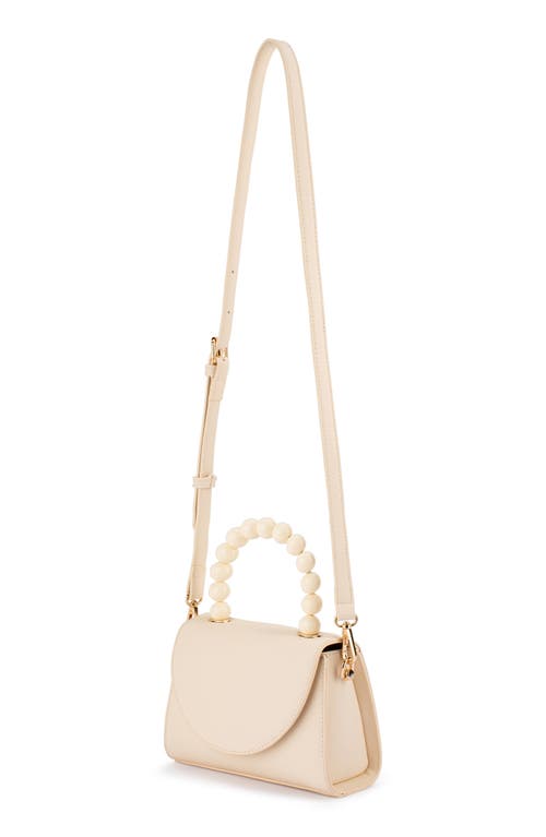 Olga Berg Wendy Acrylic Bead Top Handle Bag