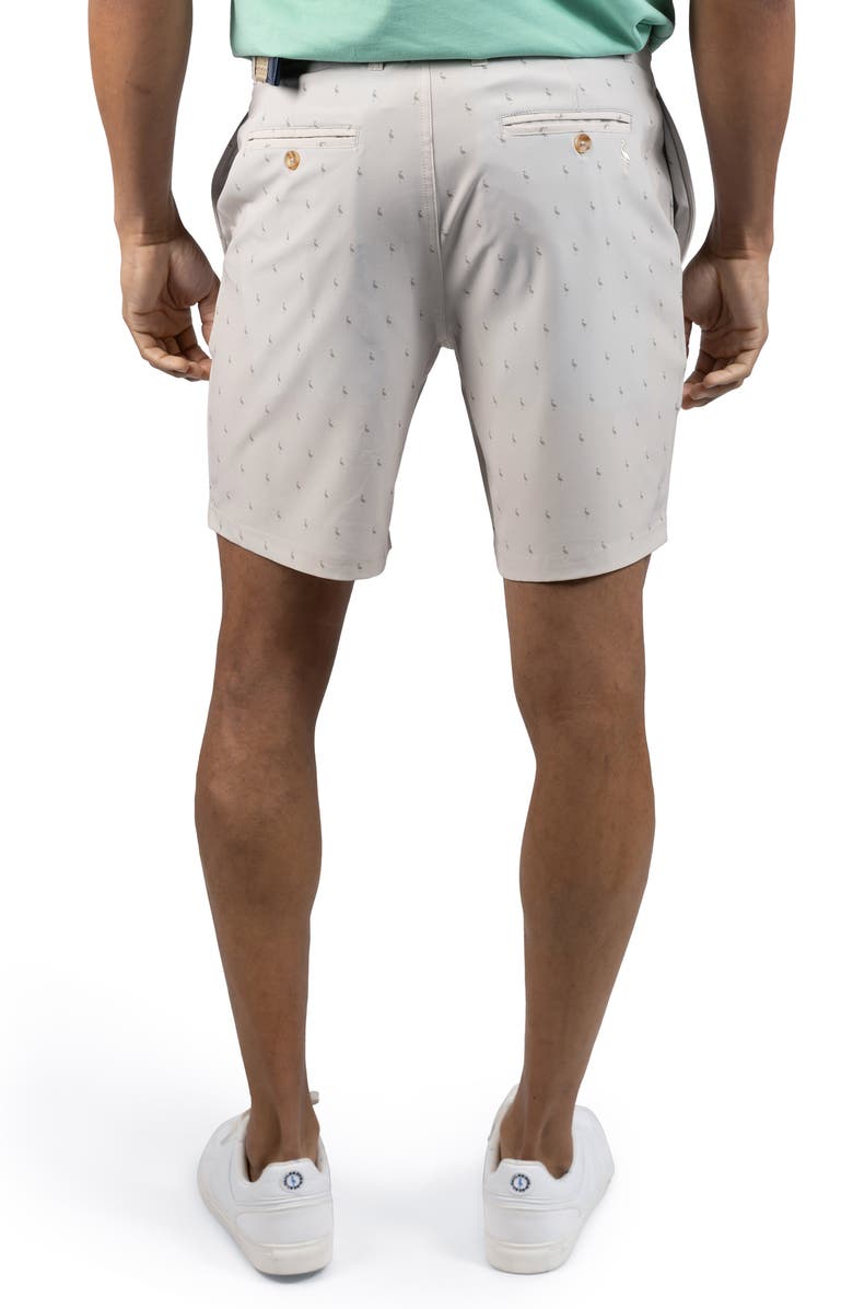 TailorByrd Print Performance Shorts, Alternate, color, Stone
