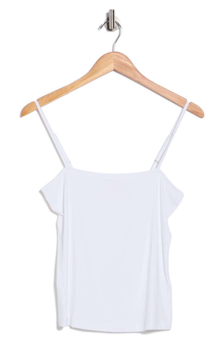 L'AGENCE Lavinia Square Neck Camisole, Alternate, color, White