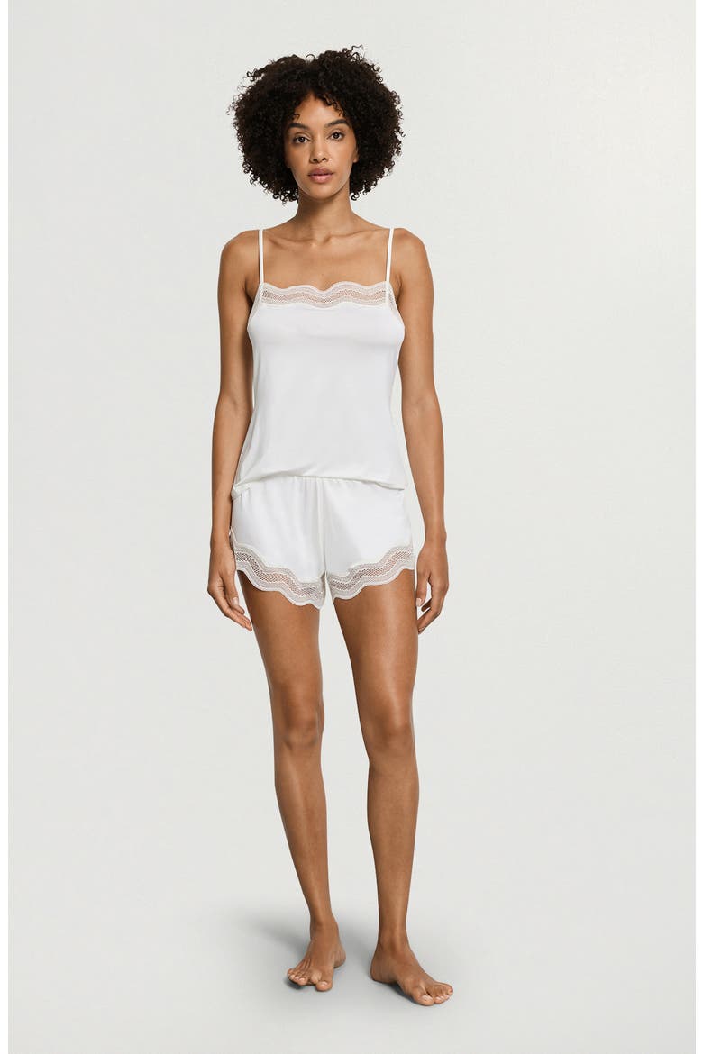 Cira Tulle Lace Trim Knickers, Alternate, color, OFF WHITE