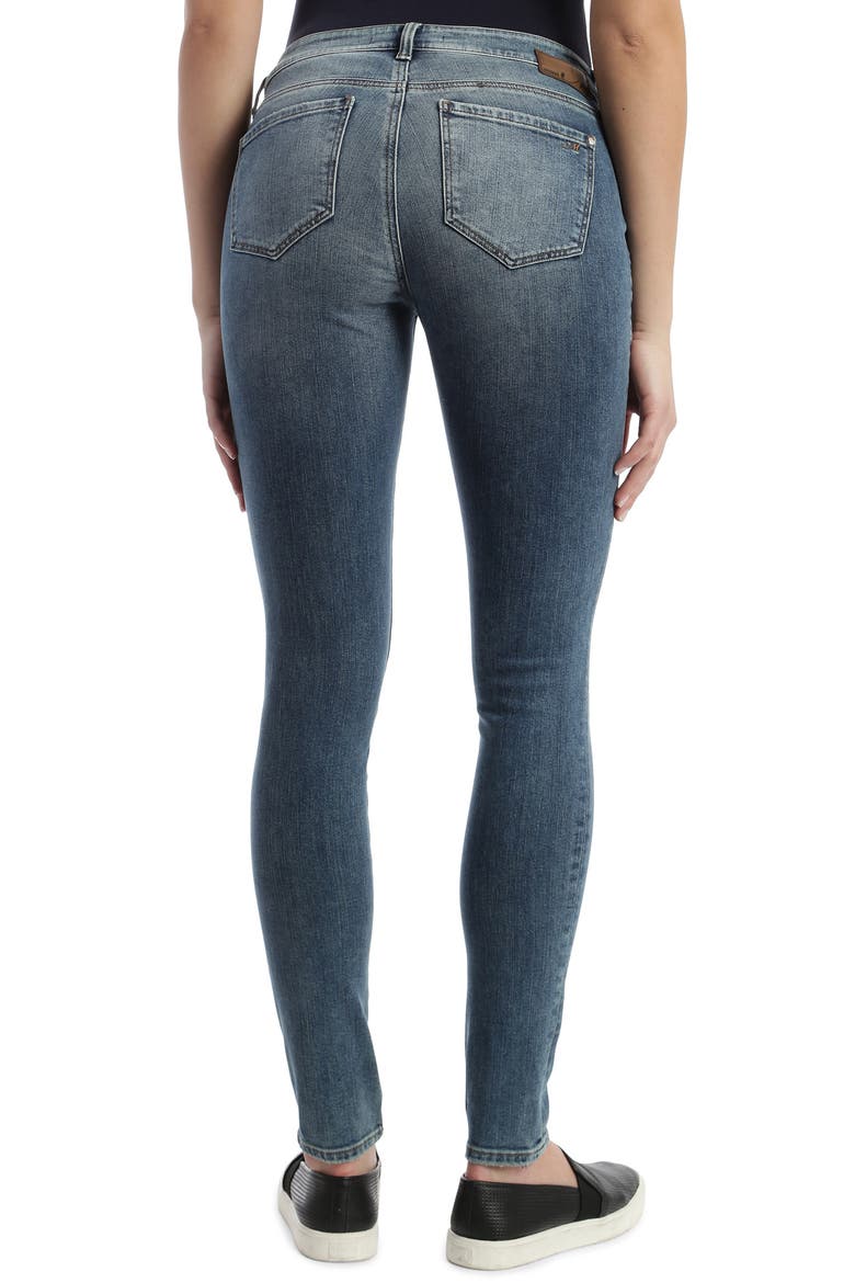 Adriana Skinny Jeans, Alternate, color, MID DISTRESSED VINTAGE