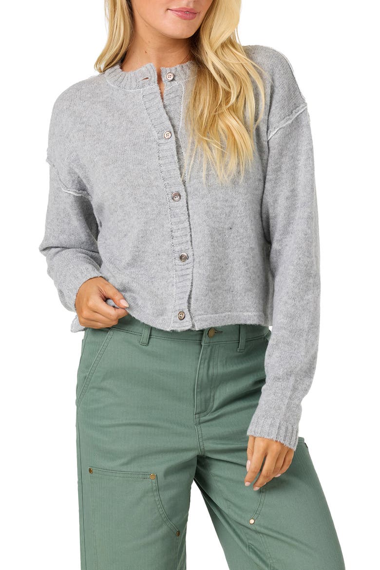 OG Calder Cardigan, Main, color, HEATHER ASH