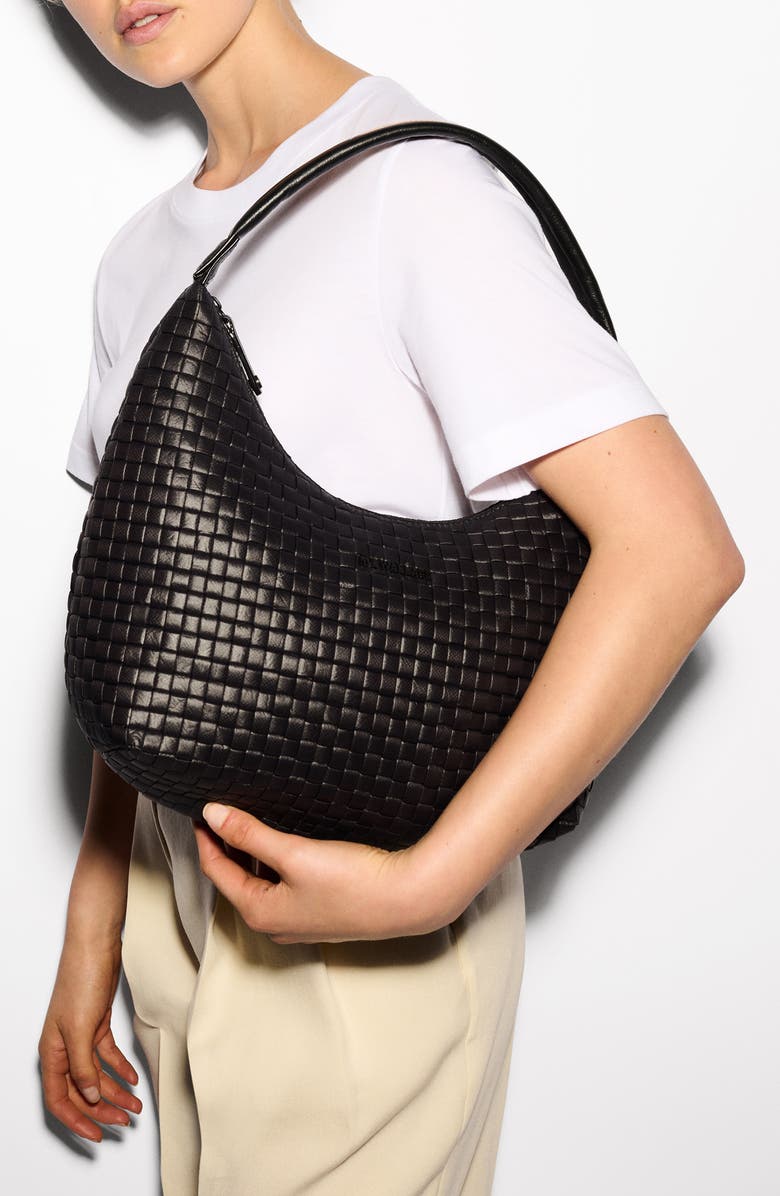 MZ Wallace Medium Woven Nylon Shoulder Bag, Alternate, color,