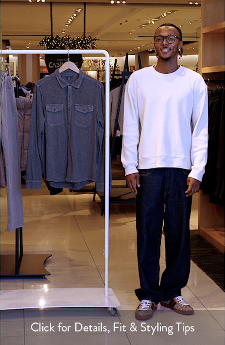 Arvon Knit Organic Cotton Snap-Up Western Shirt, sales video thumbnail