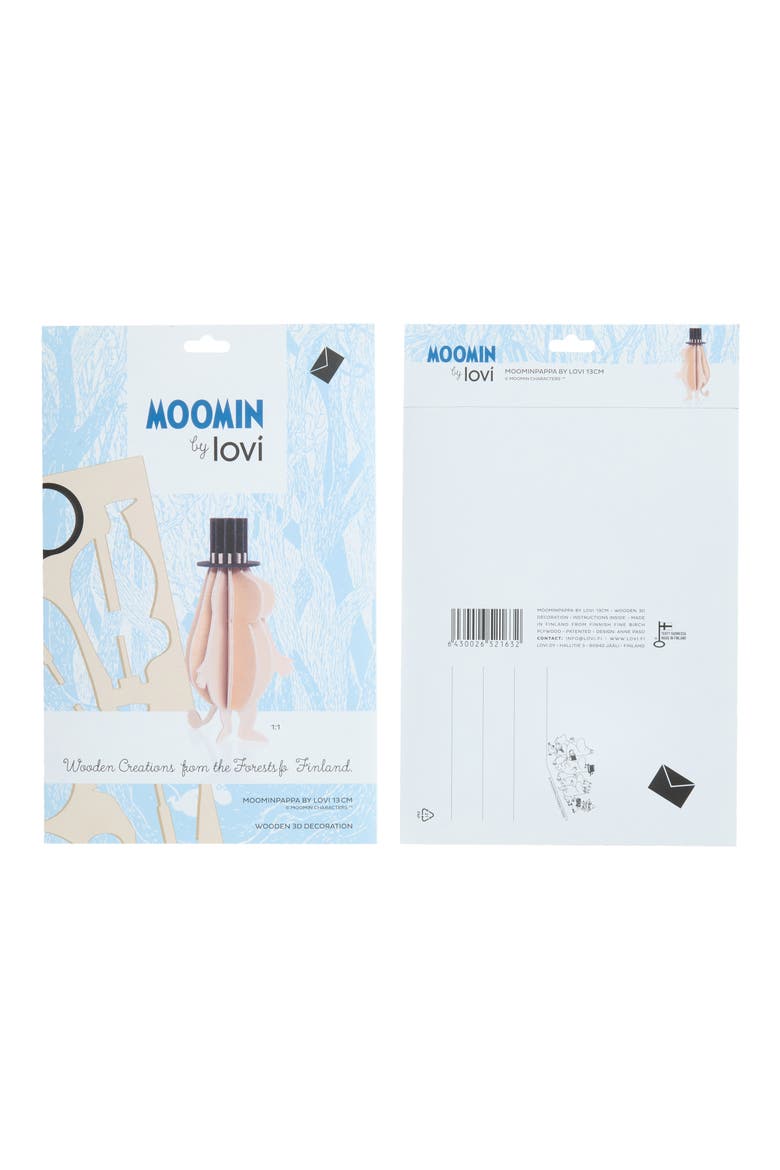 Lovi Moominpapa Craft Figure, Alternate, color, NATURAL