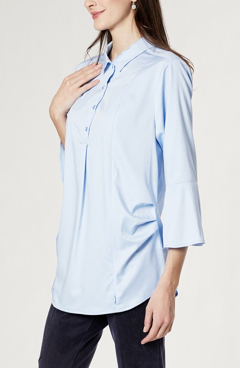 Emilia George Olivia Bell Cuff Maternity/Nursing Shirt, Alternate, color,