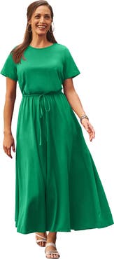 Jessica London Drawstring Maxi Dress