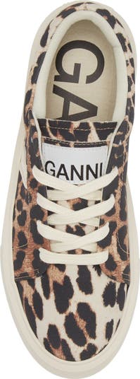 【PORTERNA】Roctin Leopard Sneakers Ganni Sporty Mix Leopard Print Sneaker (Women) | Nordstrom