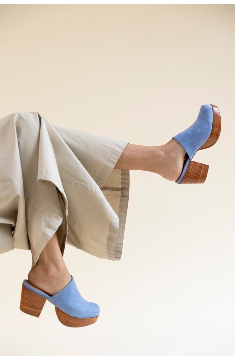 Fortress Ava Suede Clog Mule, Alternate, color,