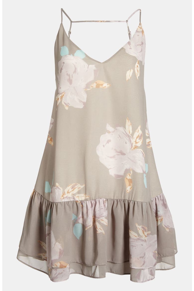Floral Tunic, Main, color, GREY FLORAL