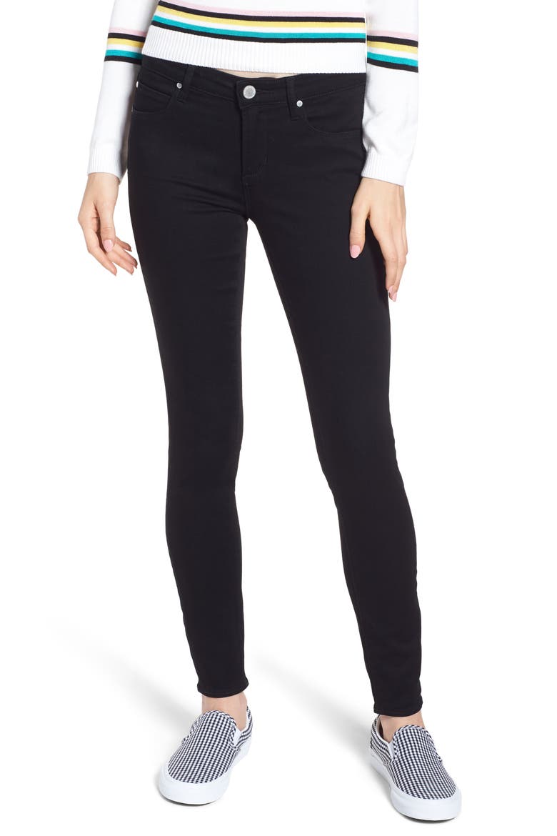 Sarah Skinny Jeans, Main, color, BLACK