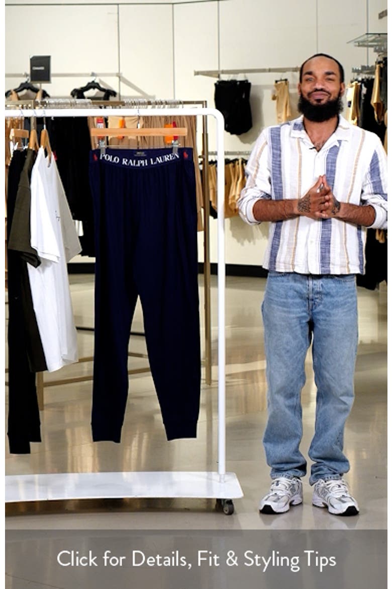 Mercerized Cotton Pajama Joggers video