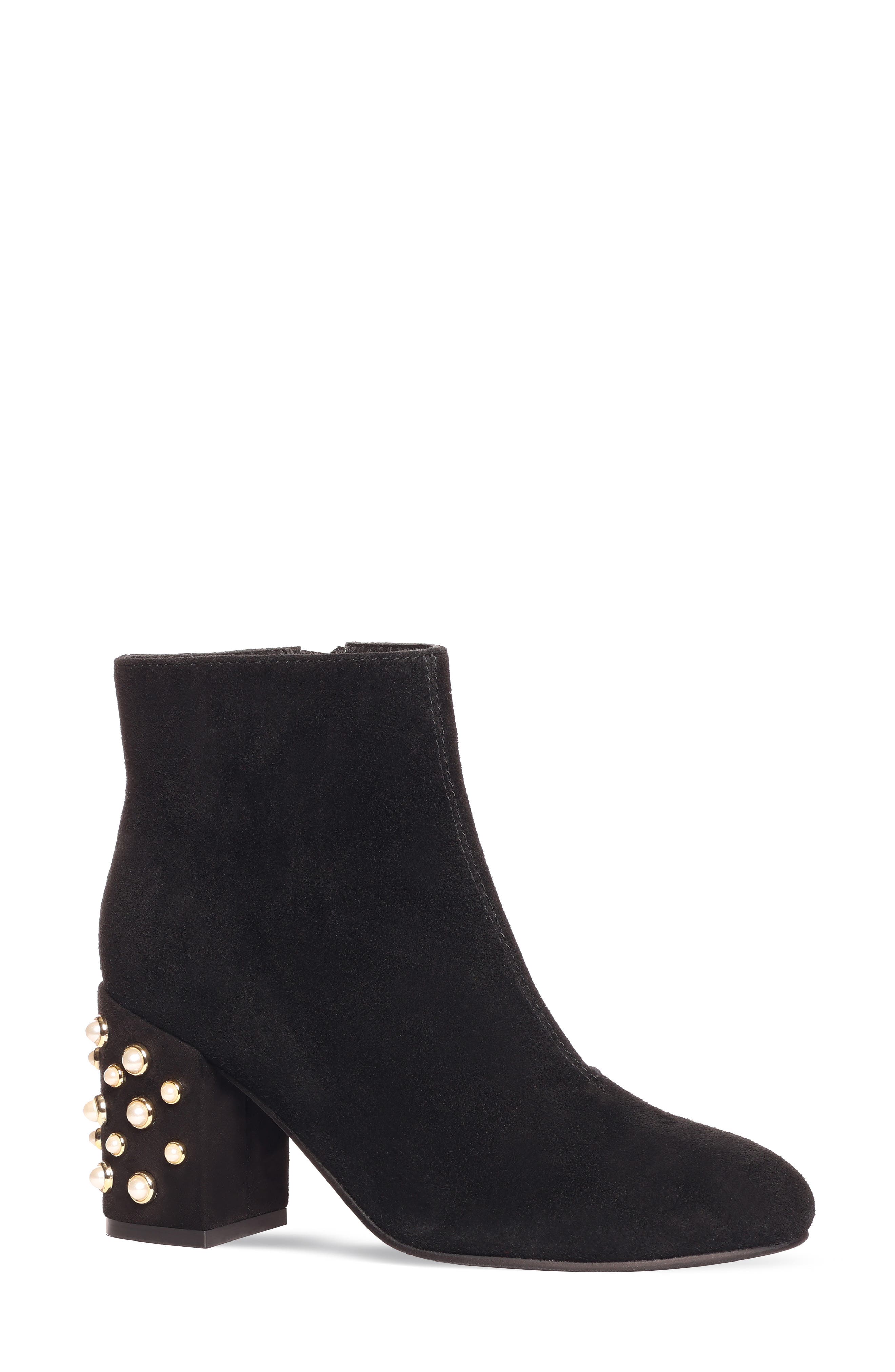 AquaDiva Studded Waterproof Suede Bootie