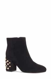 AquaDiva Studded Waterproof Suede Bootie