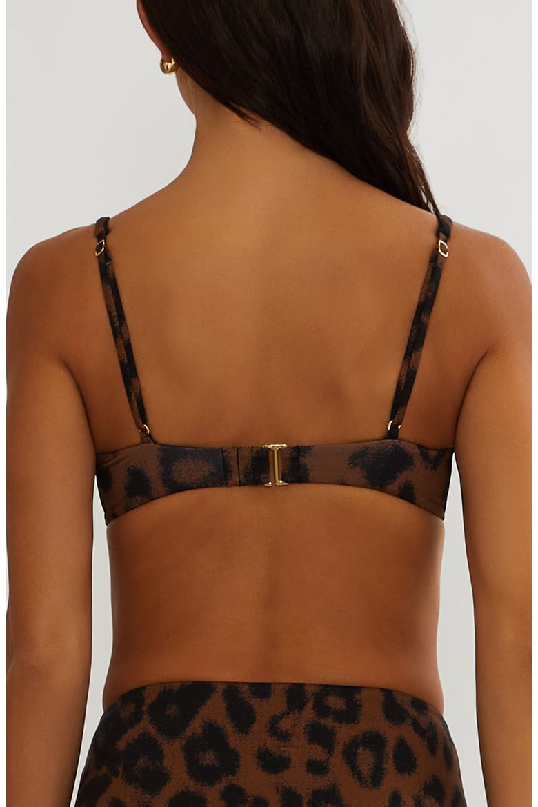 Lulu Underwire Bikini Top, Alternate, color, CARAMEL LEOPARD