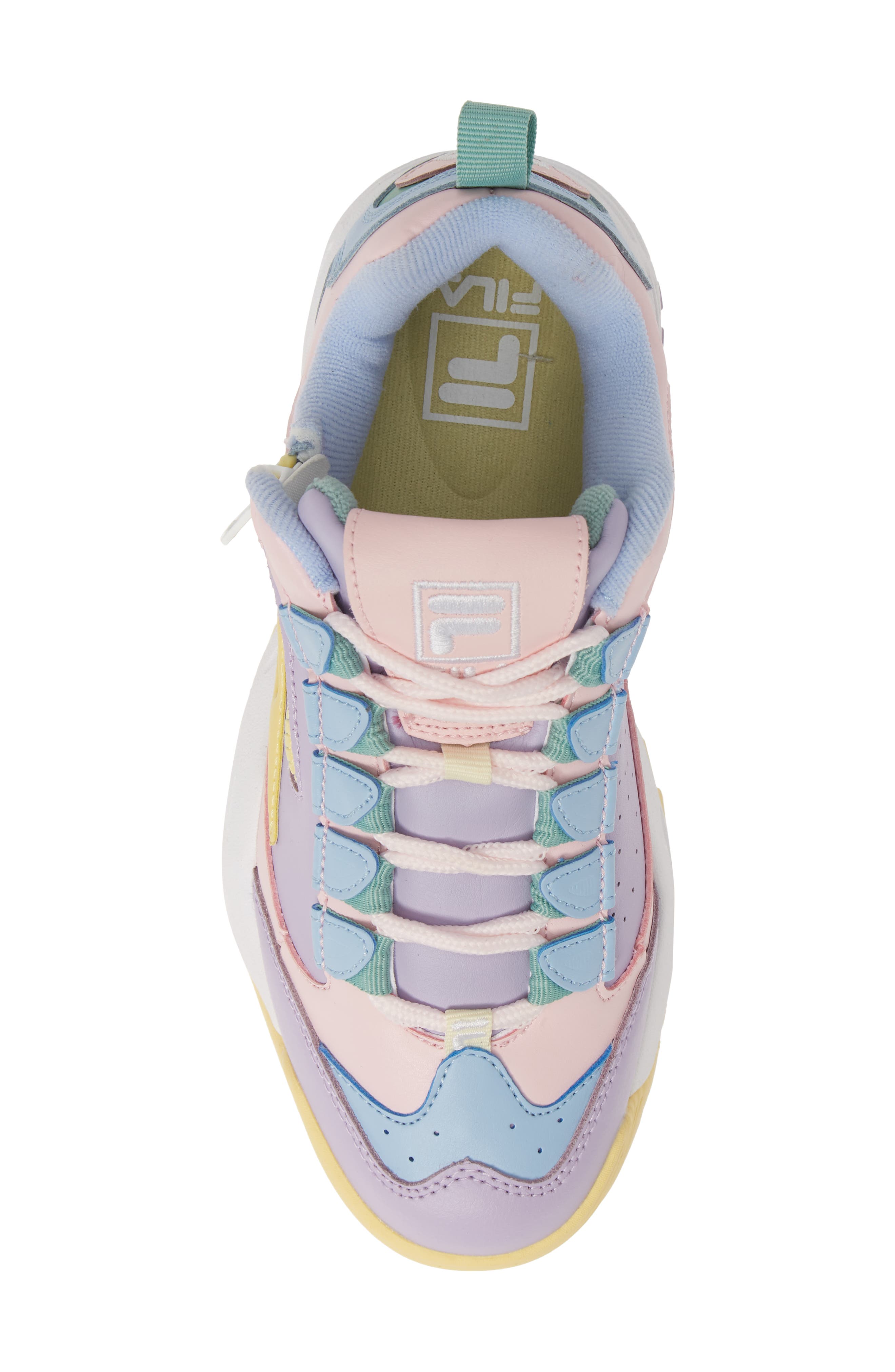 FILA Disruptor 3 Colorblock Zip Sneaker, Alternate, color, 