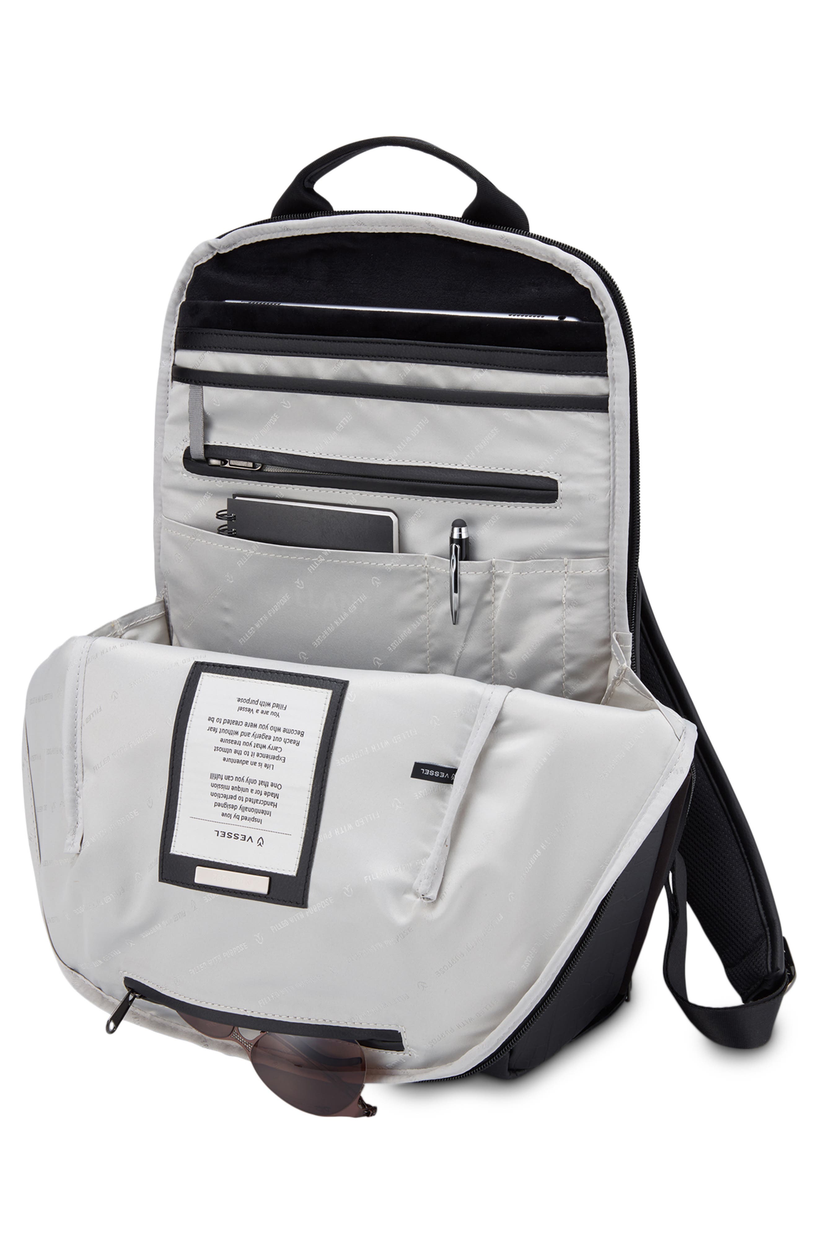 Vessel Signature 2.0 Lite Faux Leather Backpack, Alternate, color, 