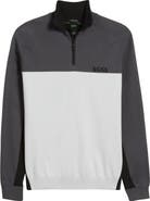 BOSS Hydro-X Water-Repellent Golf Half Zip Pullover