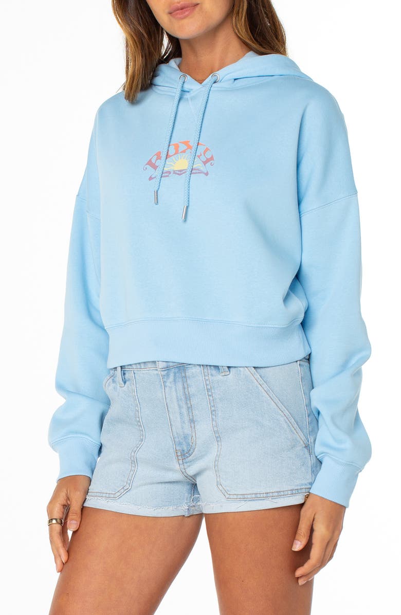 Roxy Breakwater Fleece Graphic Hoodie, Alternate, color, 