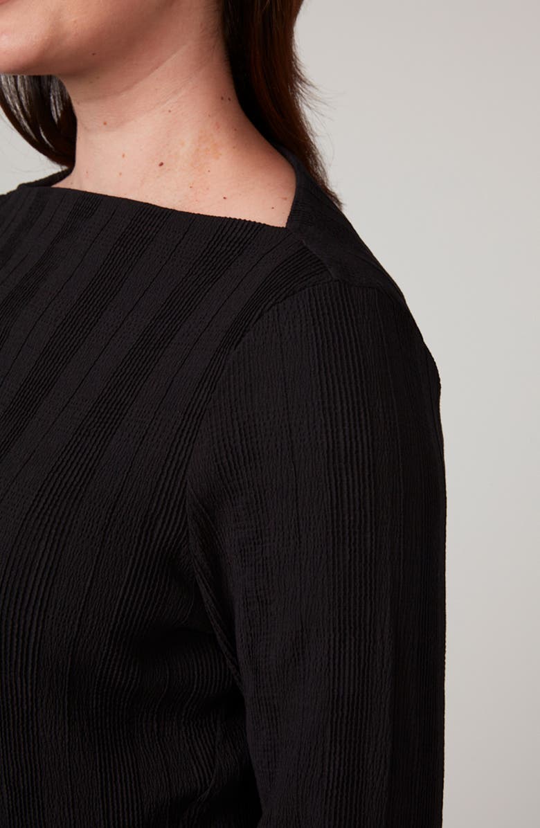 Estelle Picnic Crinkle Woven Top, Alternate, color, Black