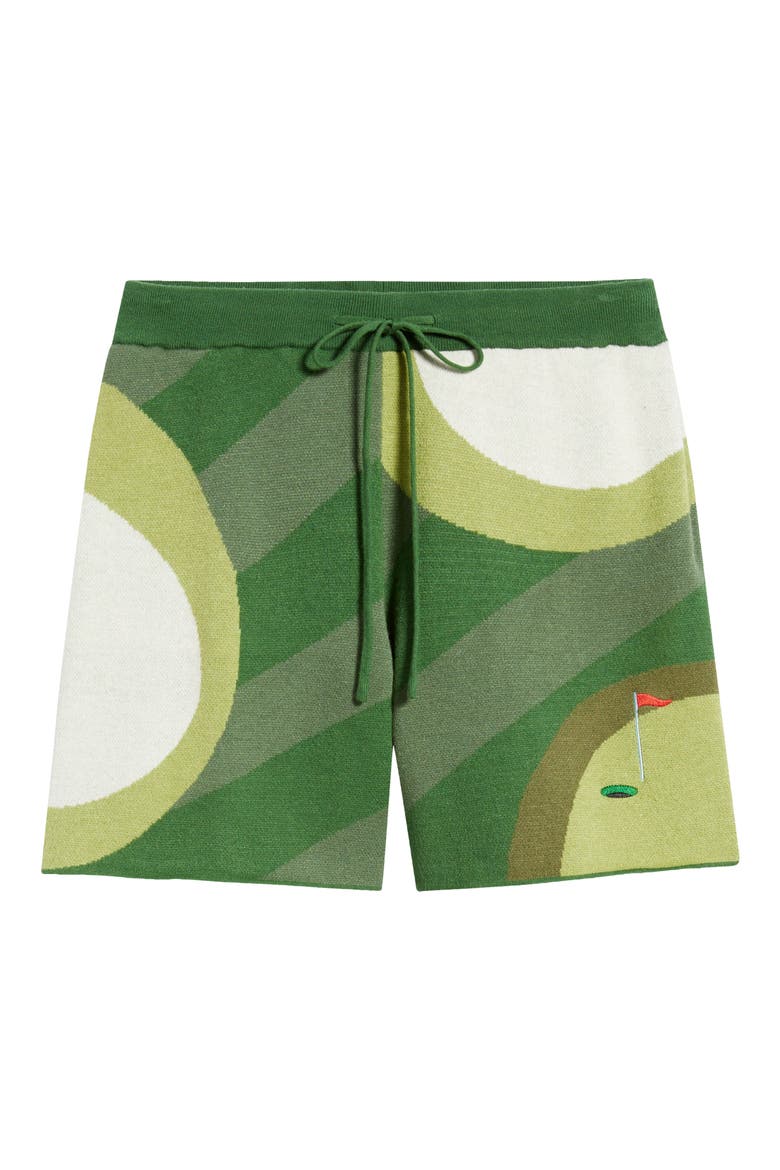 Golf Course Knit Shorts, Alternate, color, GREEN