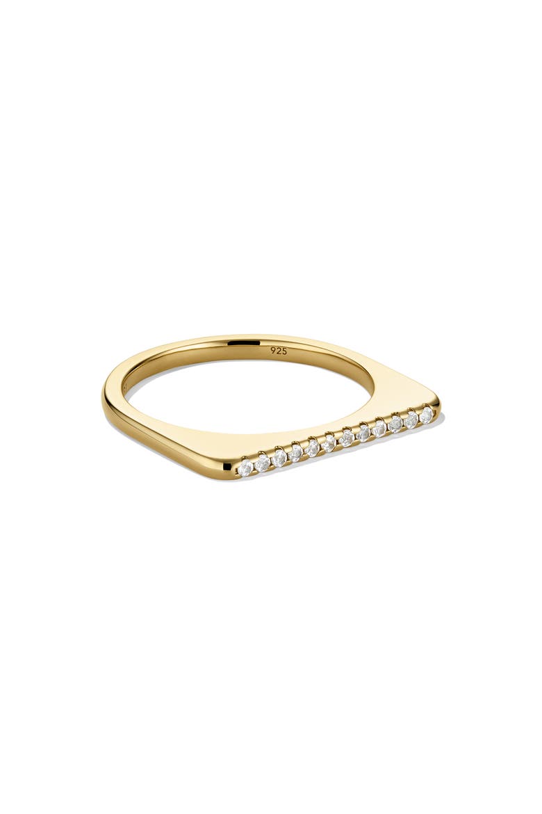 Pavé Puzzle Stacking Ring, Alternate, color, 18k Gold Vermeil